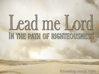 Psalm 23:3 He Leads Me (devotional)01:04 (beige)